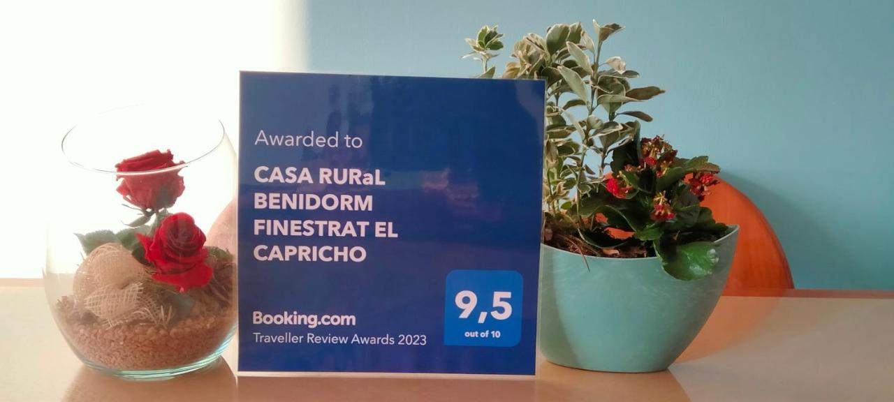 Casa Rural Benidorm Finestrat El Capricho Zewnętrze zdjęcie
